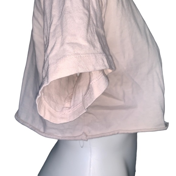 F21 Cropped No Angel Marylin Monroe Tee Raw Hem - Picture 8 of 8